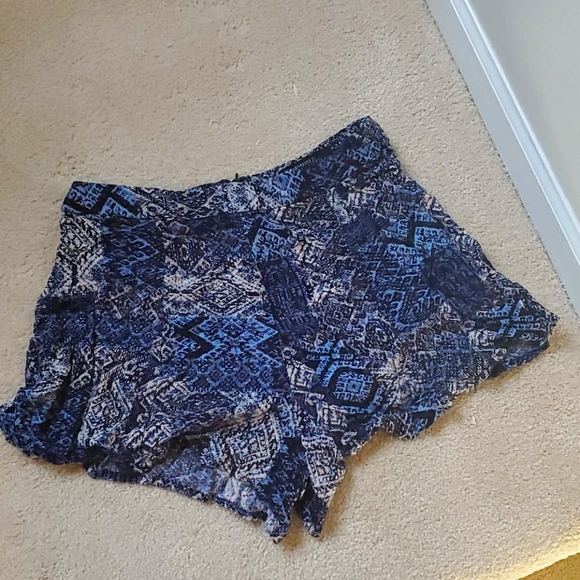 Forever 21 Blue Zip shorts - Picture 1 of 3